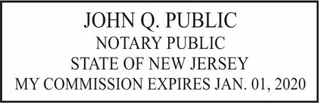 New Jersey Notary Seals